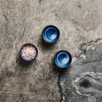 Raw Schale mini Ø7,5cm 3er Pack - Midnight blue - Aida