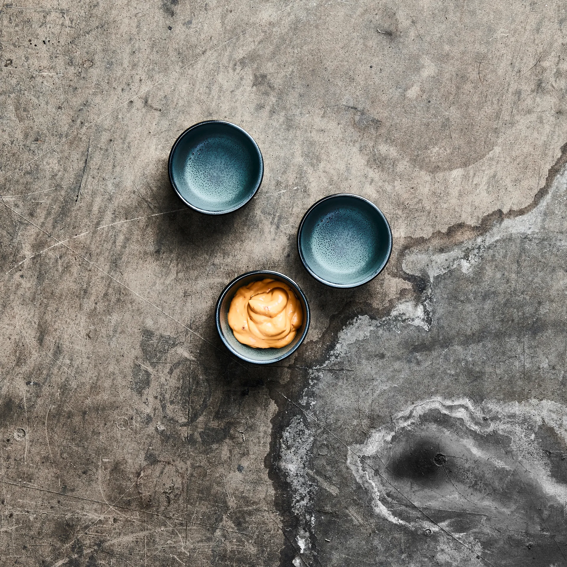 Raw Schale mini Ø7,5cm 3er Pack, Northern green Aida