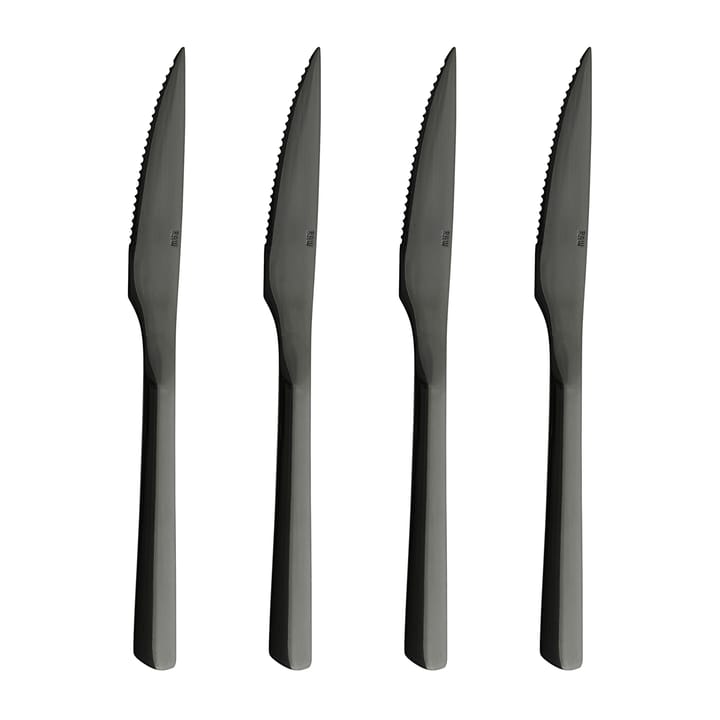 Raw Steakmesser 4er Pack, Schwarz Aida