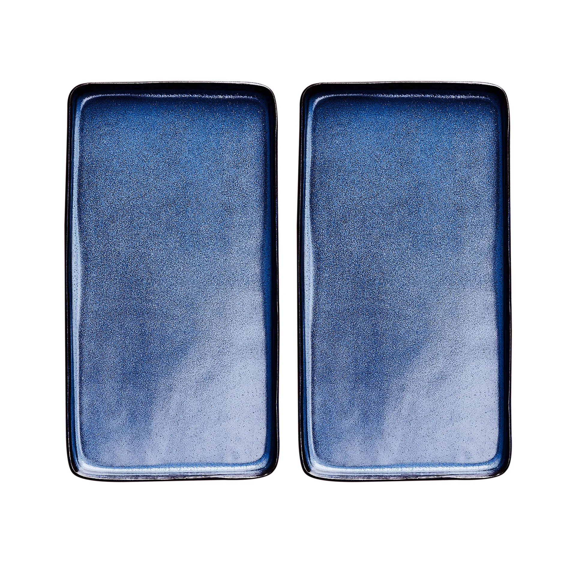 Raw Teller 18 x 34cm 2er Pack, Midnight blue Aida