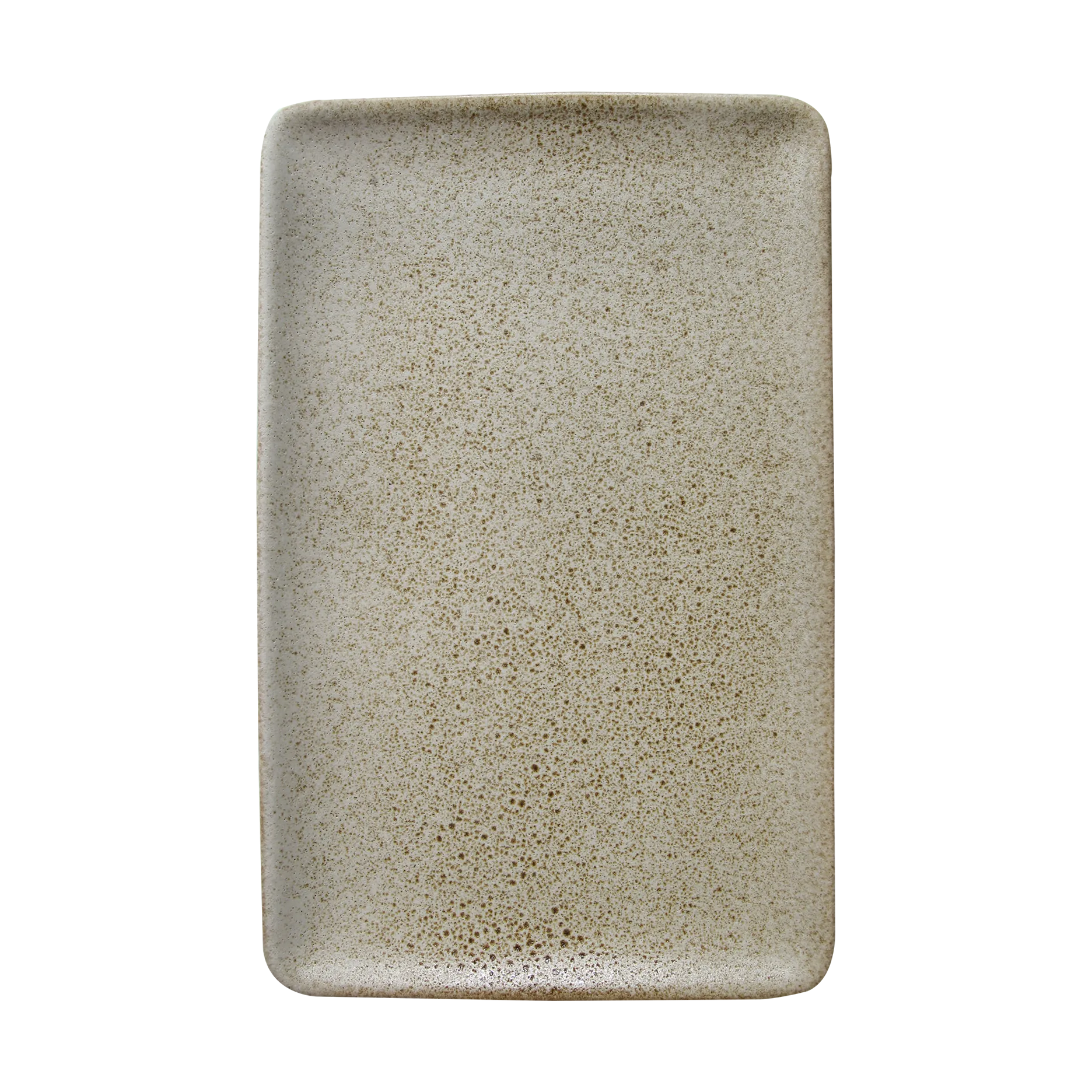 Raw Teller 23,5 x 15cm, Sandy beige Aida
