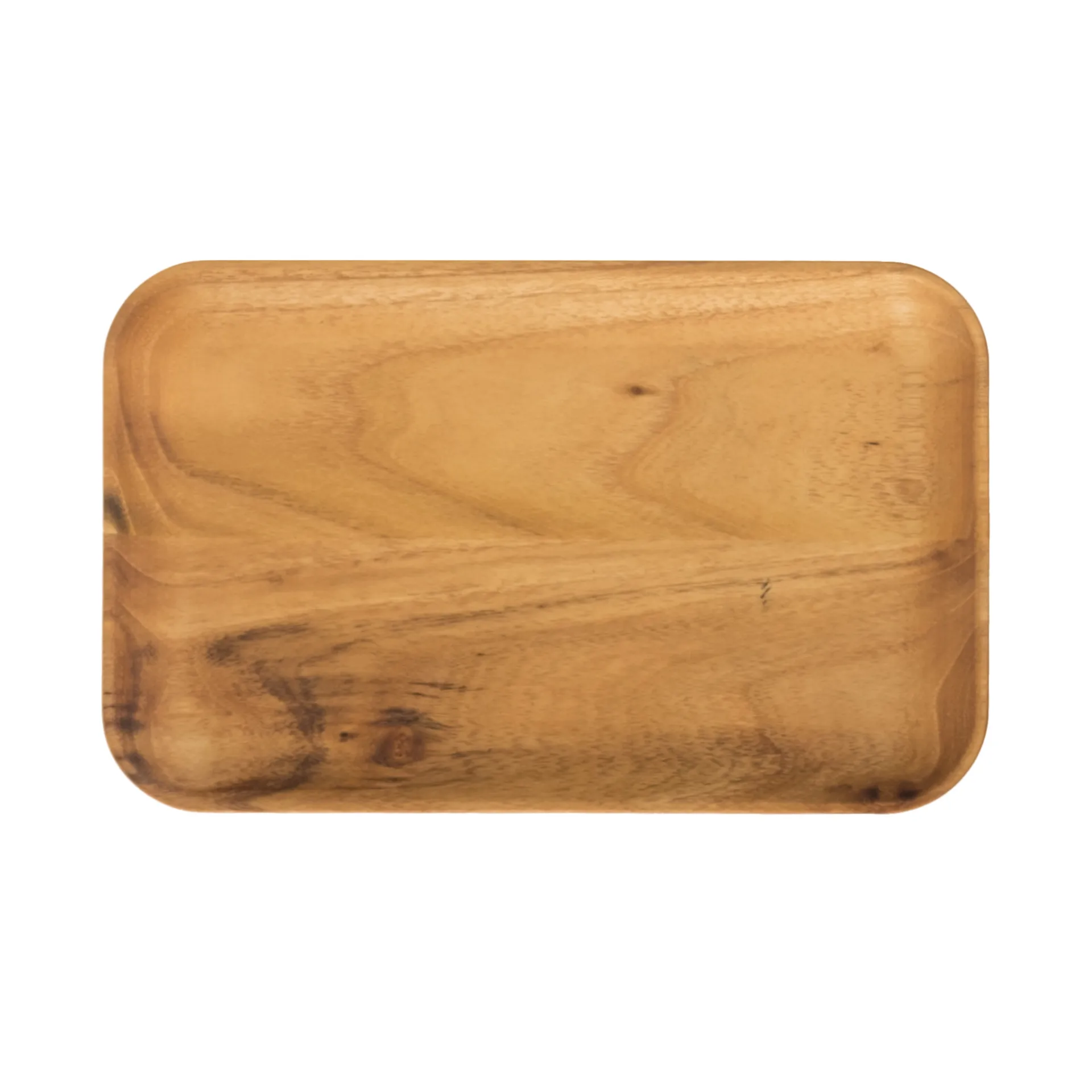 Raw Teller rechteckig 23,7 x 14,9cm, Holz Aida