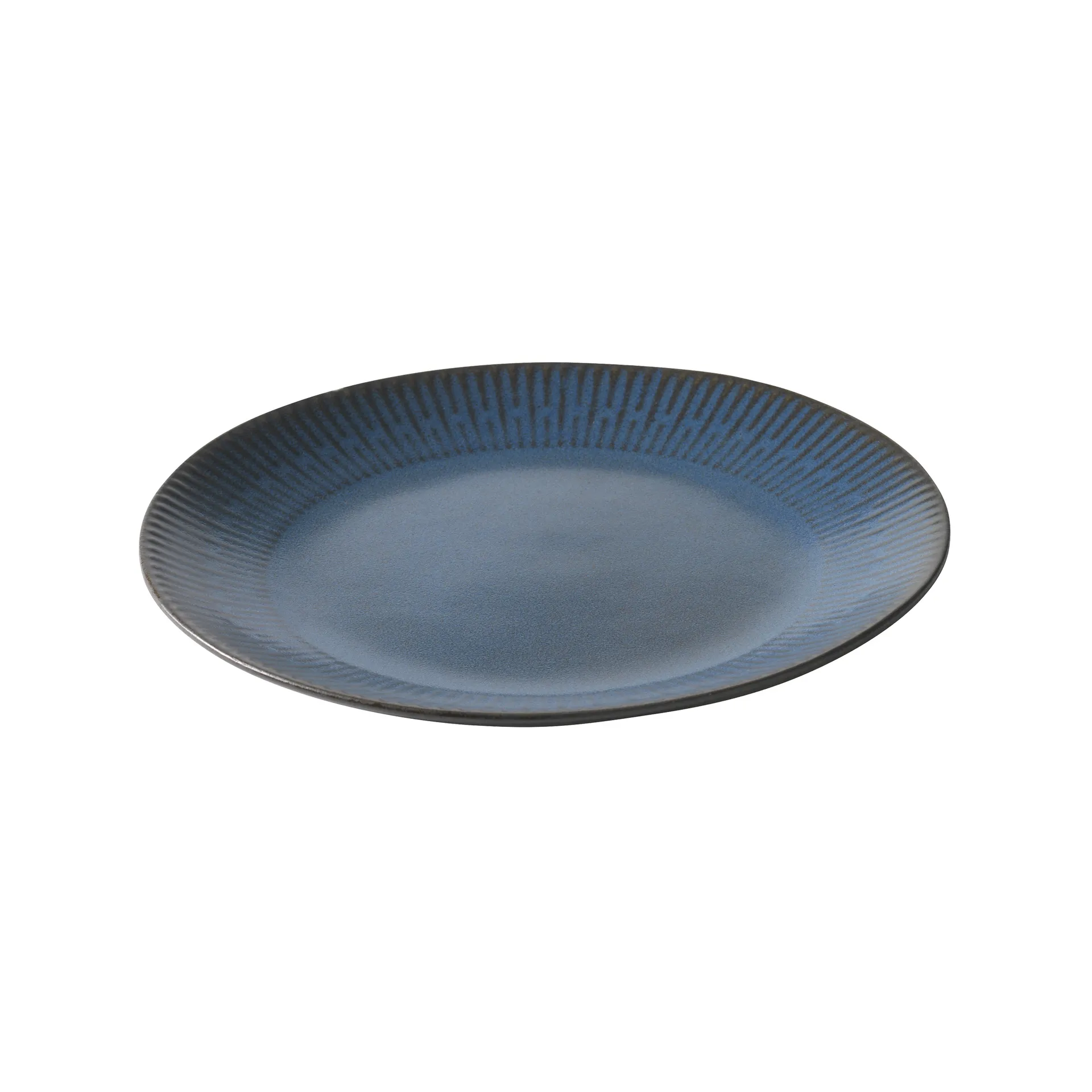 Relief Teller 22cm, Blau Aida