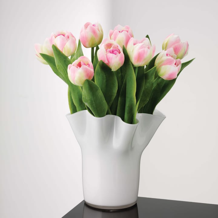 Tulip Vase 20cm, Weiß Aida