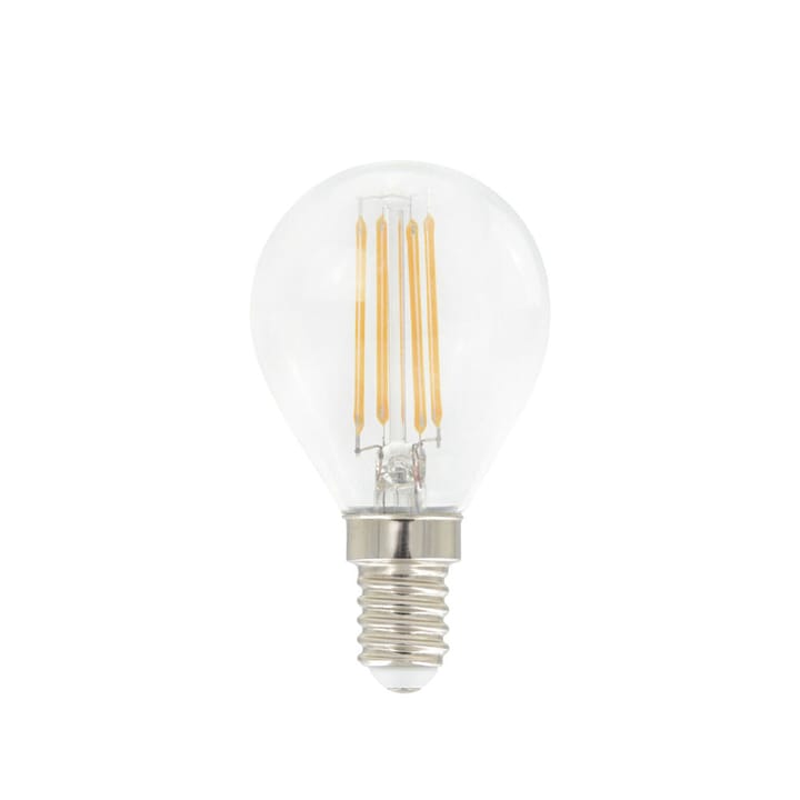 Airam Filament LED 3-Stufen dimmbare-ball Glühbirne, Klar, mit Speicher, p45 e14, 5w Airam