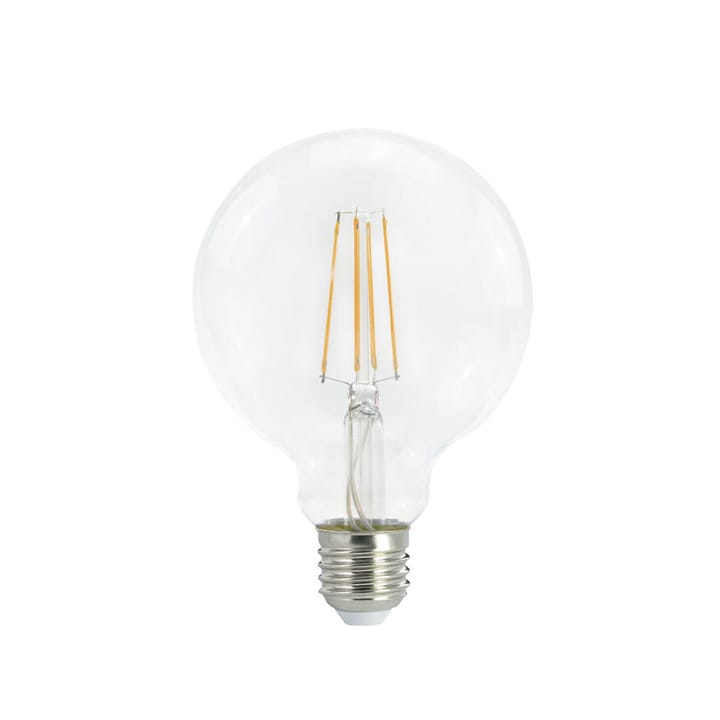 Airam Filament LED 3-Stufen dimmbare-glob Glühbirne, Klar, mit Speicher, 95mm e27, 7w Airam