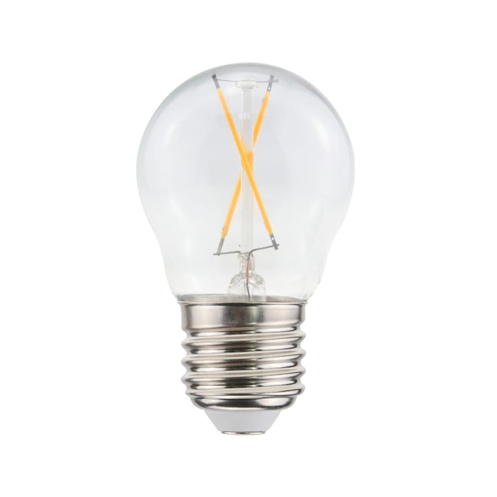 Airam Filament LED-ball Glühbirne, Klar, nicht dimmbar, 2-flammig e27, 1w Airam