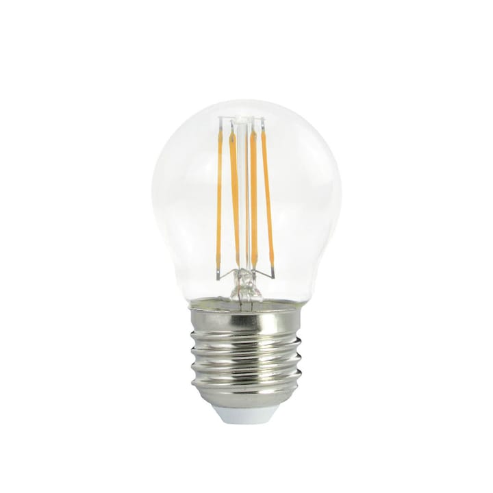 Airam Filament LED E27 ball Glühbirne, Klar, mit Speicher, p45 e27, 5w Airam