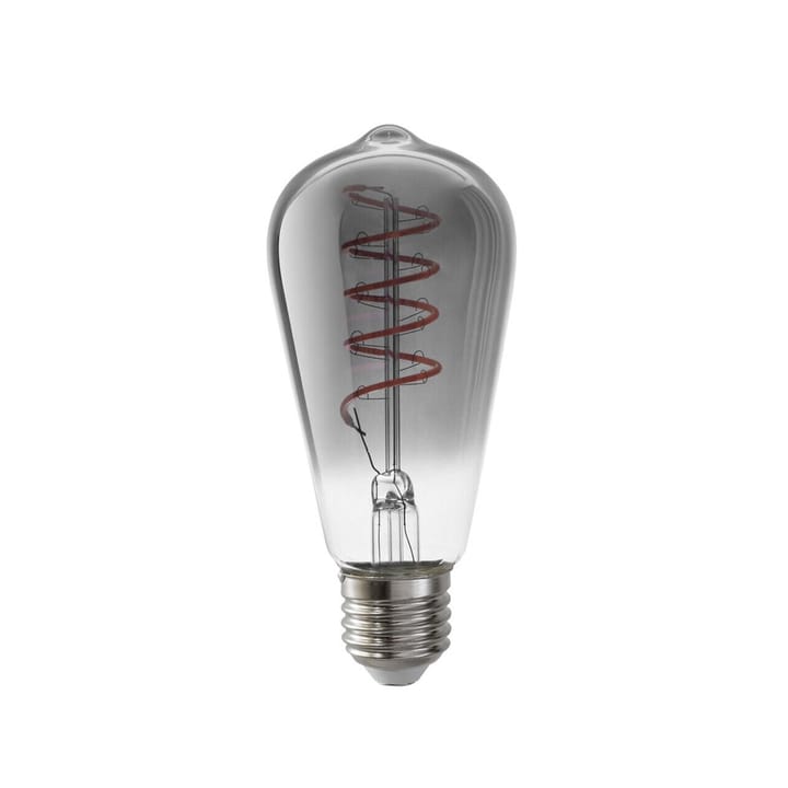 Airam Filament LED-Edison Glühbirne, Rauch, dimmbar, Spirale E27, 5W Airam