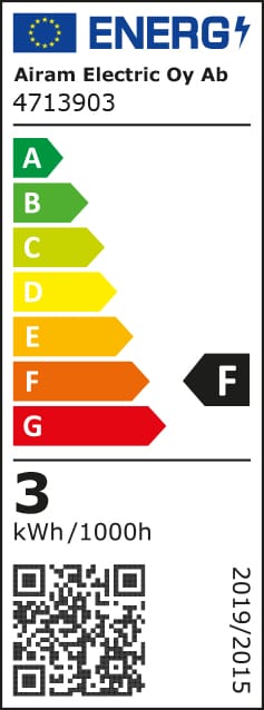 Airam LED Glühbirne - Klar, dimmbar, 300lm g9, 3w - Airam