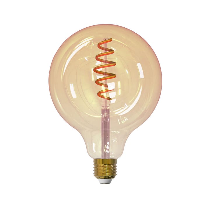 Airam Smarta Hem Filament LED-glob Glühbirne, Amber, 125mm, spiral e27, 6w Airam