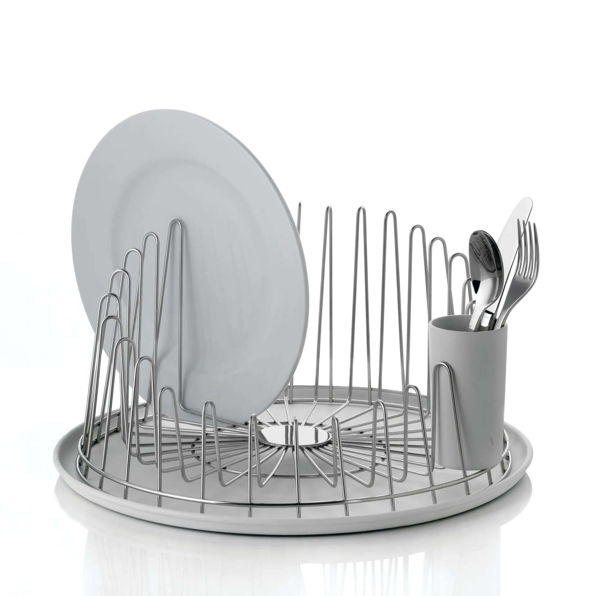 A Tempo Geschirrabtropfer, Edelstahl Alessi