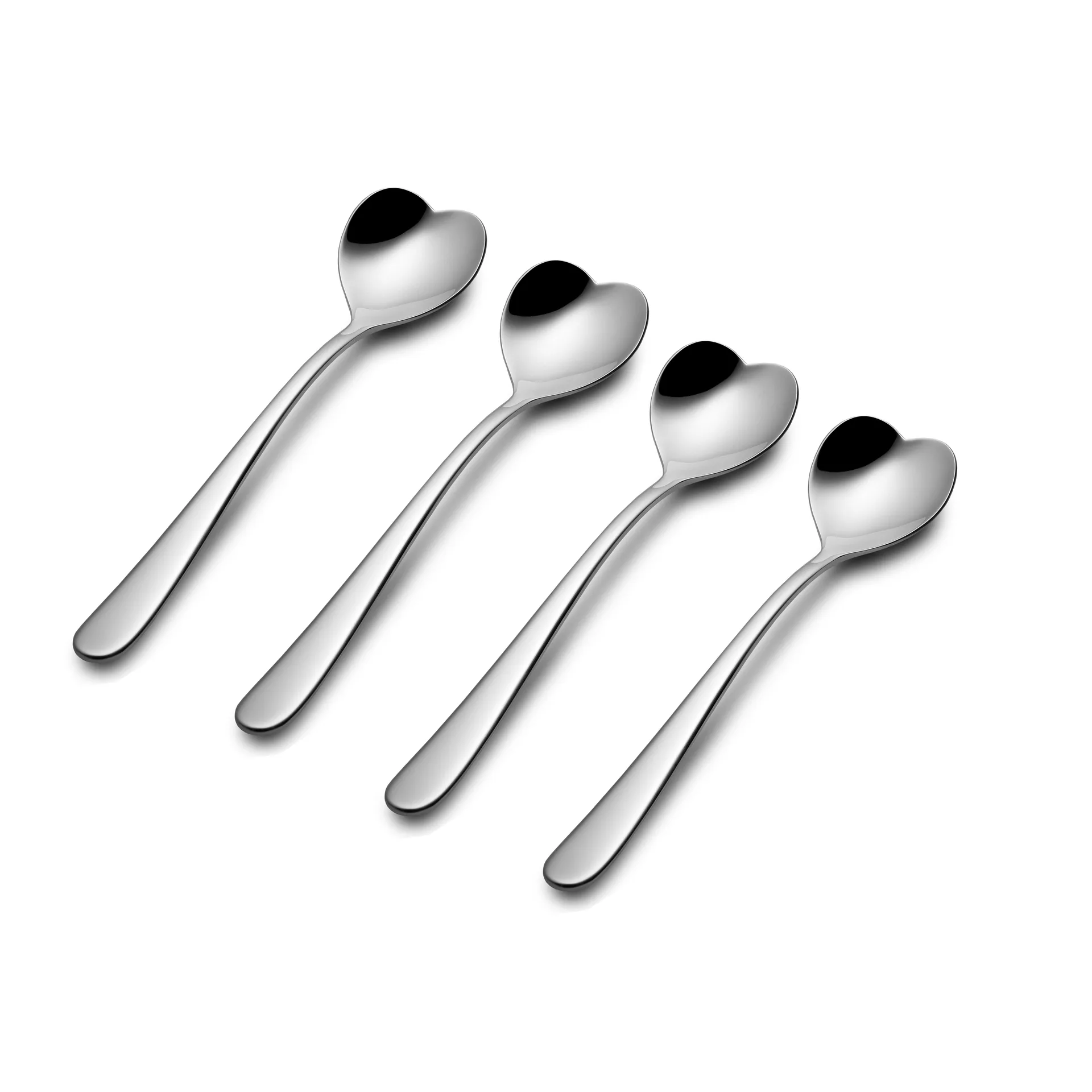 Miriam Mirri Teelöffel 4er Pack, Silber Alessi