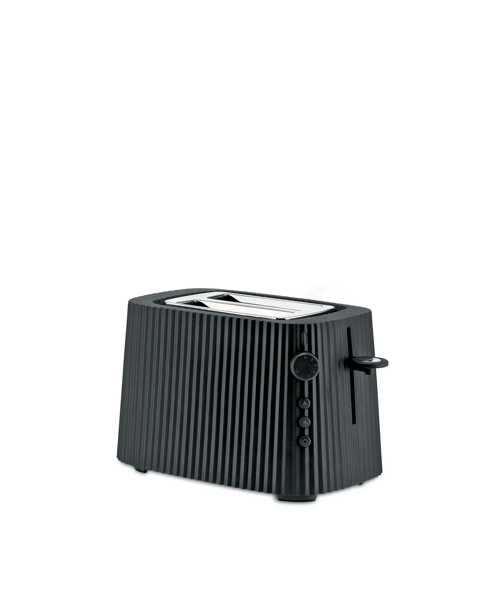 Plissé  Toaster, Schwarz Alessi