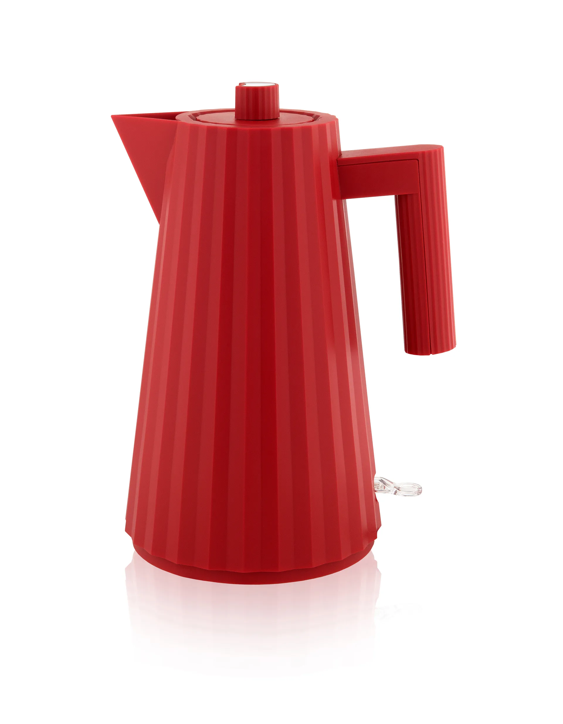 Plissé Wasserkocher 1,7 l, Rot Alessi