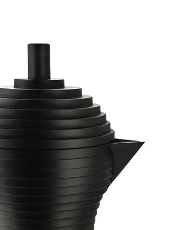 Pulcina Espressokocher schwarz - 30 cl, 6 Tassen - Alessi