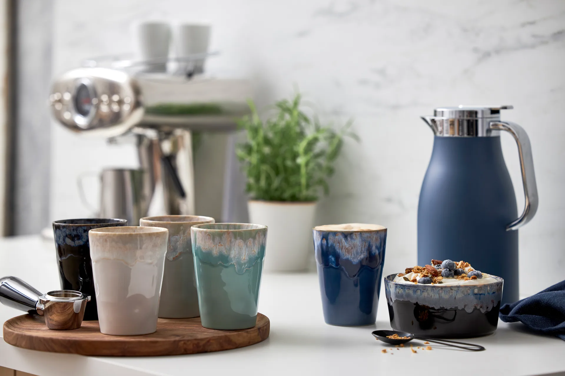 Skyline Thermoskanne 1 l, Denim Alfi