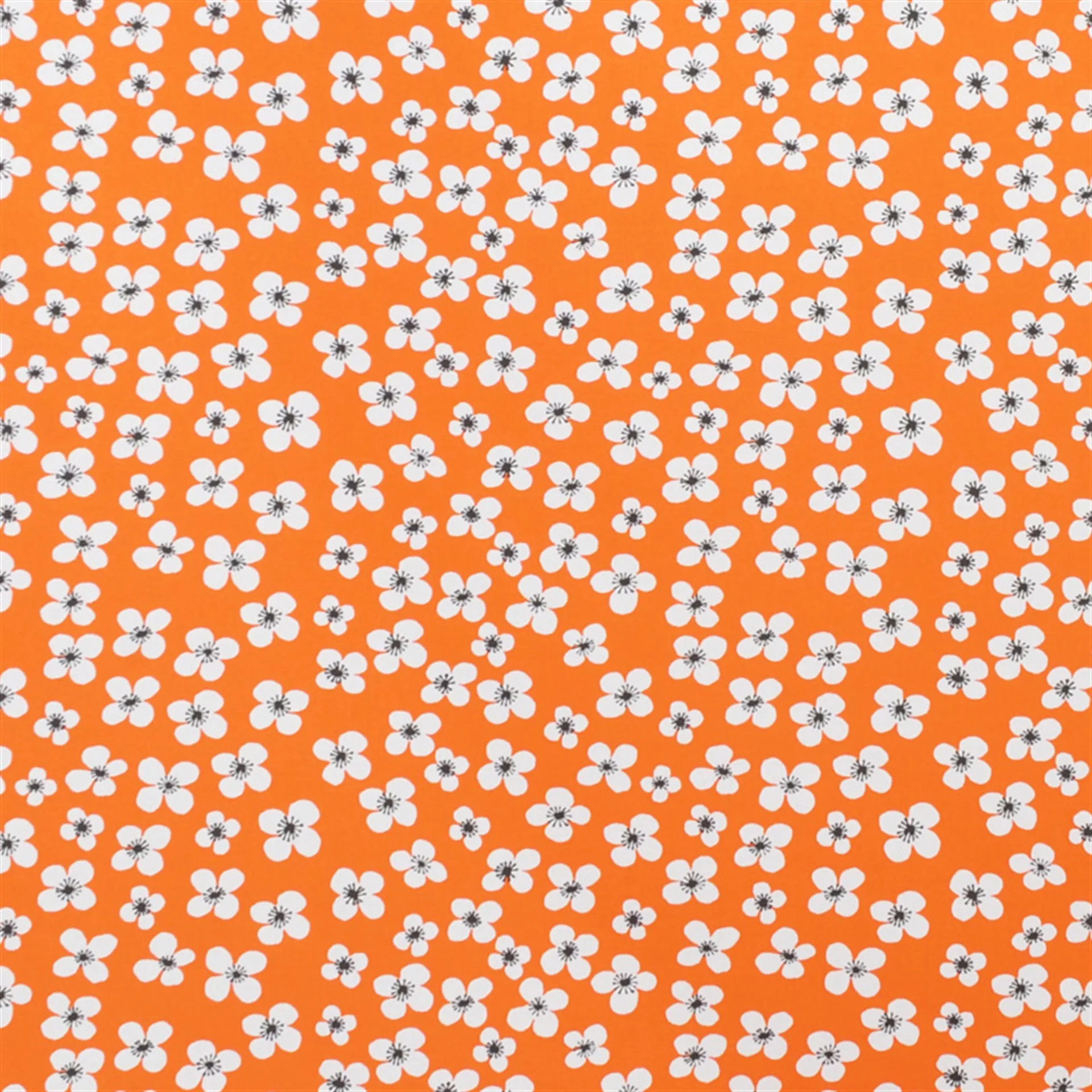 Belle Amie Stoff orange, Orange/weiß Almedahls
