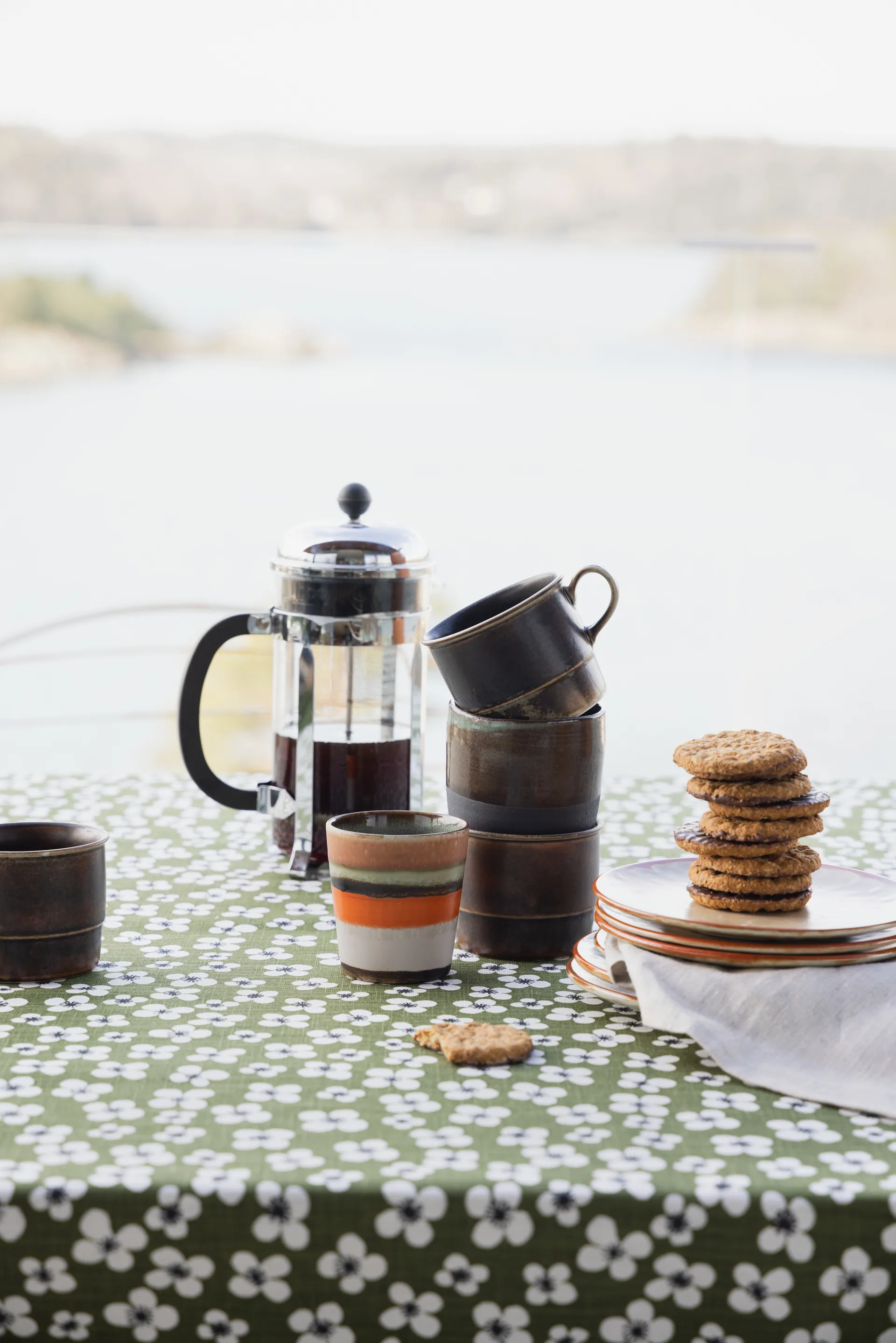 Belle Amie Wachstuch, Dunkelgrün, 145x220 cm Almedahls