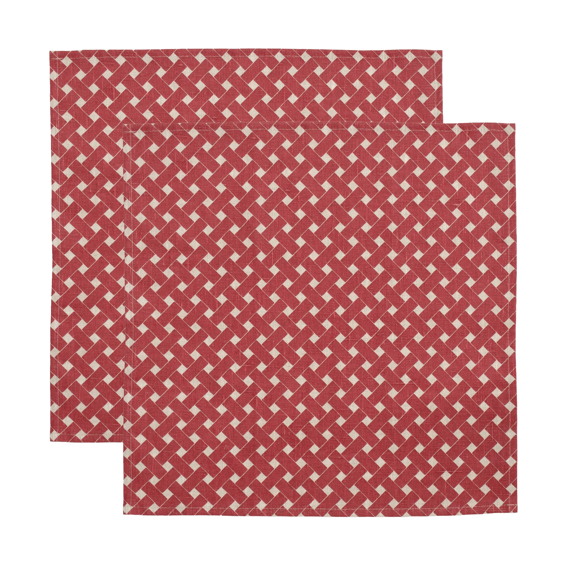 Korg Serviette 45x45 cm 2er-Pack., Rot Almedahls