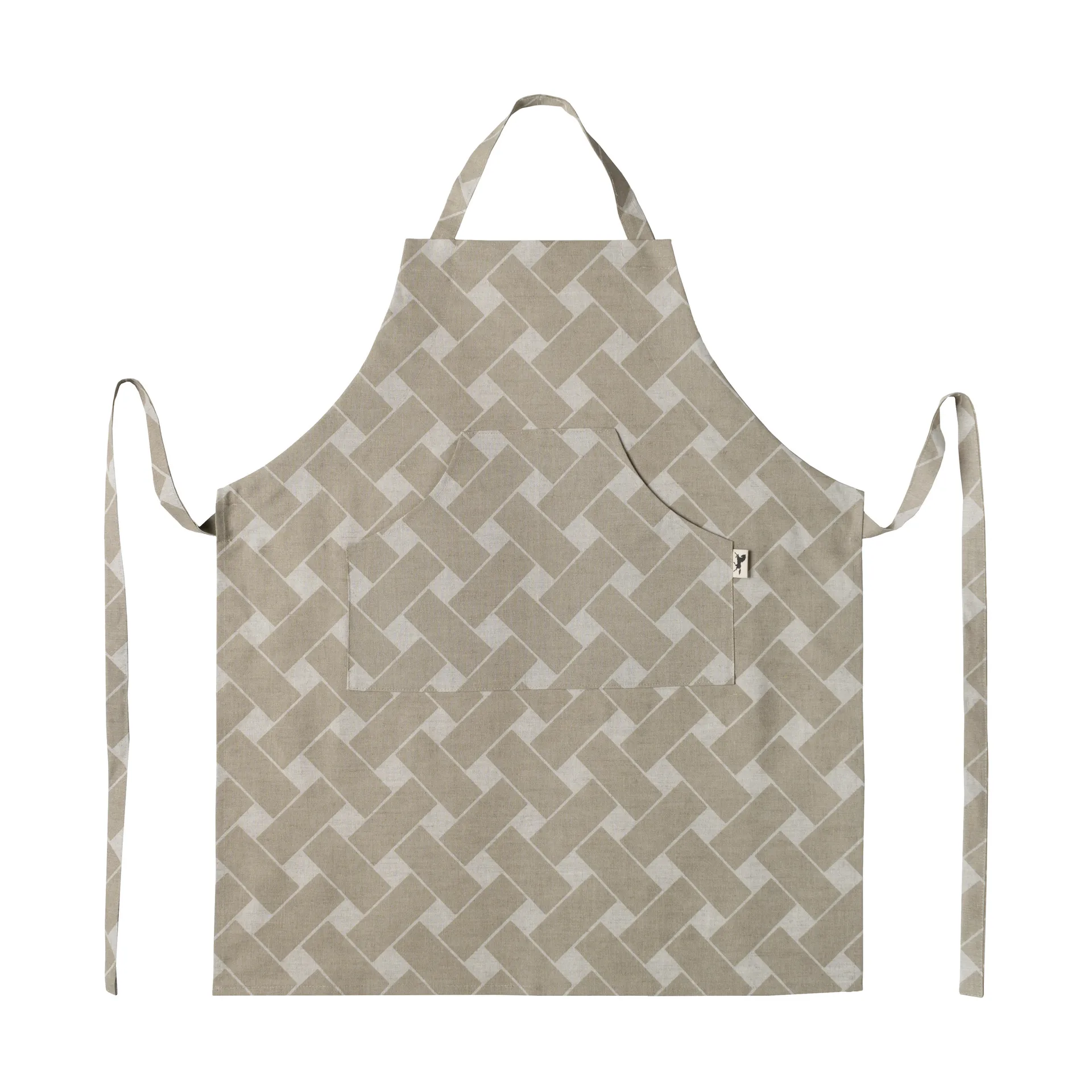 Korg XL Schürze, Natur-Taupe Almedahls