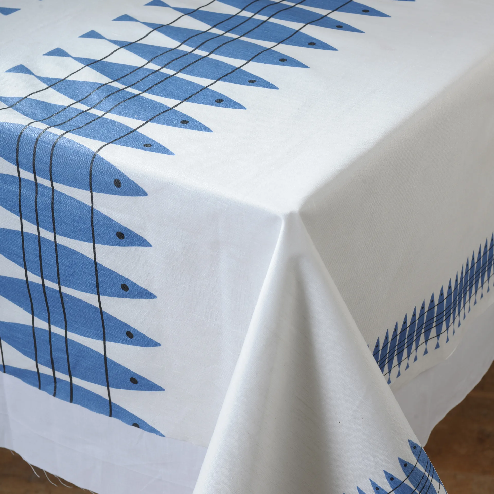 Sill Wachstuch 145 x 220cm, Blau Almedahls