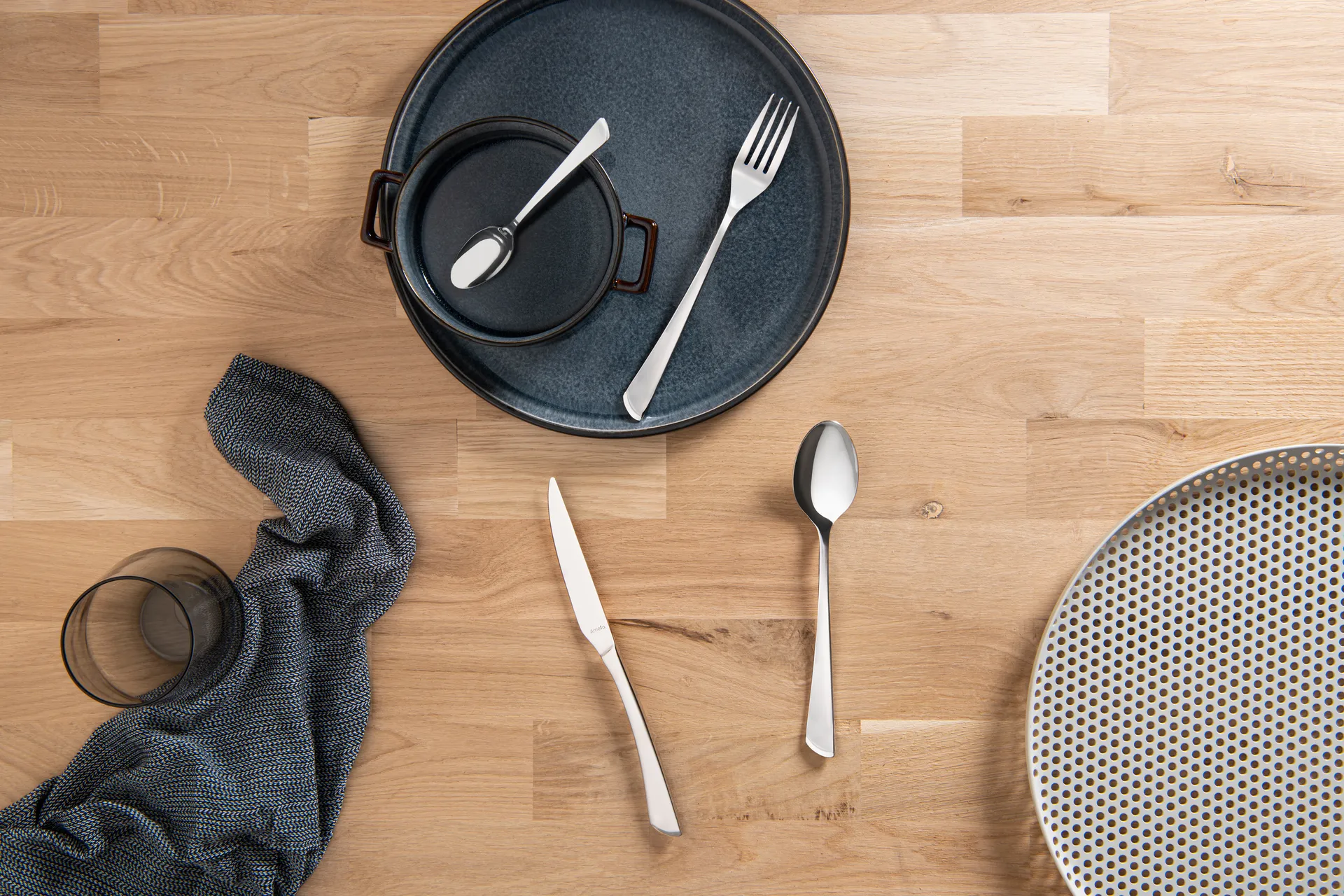 Juno Besteckset 24 Teile, Edelstahl Amefa