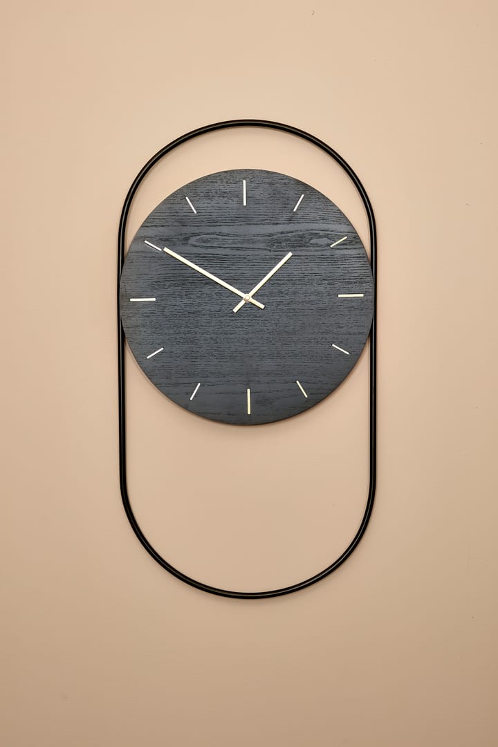 A-Wall Wanduhr 41x76 cm, Black-brass Andersen Furniture