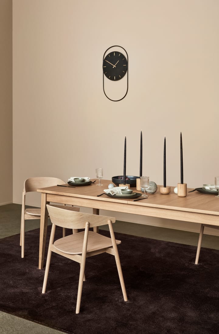 A-Wall Wanduhr 41x76 cm, Black-brass Andersen Furniture