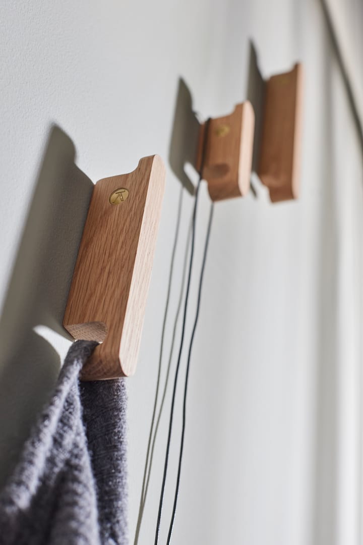 Multi Hooks Haken 3-er Set, Oak Andersen Furniture
