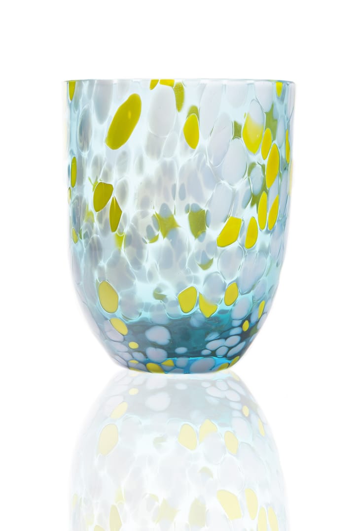 Big Confetti Trinkglas 25 cl, Aqua-lemon Anna Von Lipa