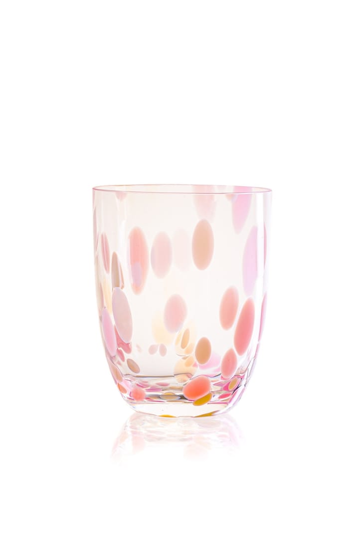Big Confetti Trinkglas 25 cl - Rosa-vanille - Anna Von Lipa