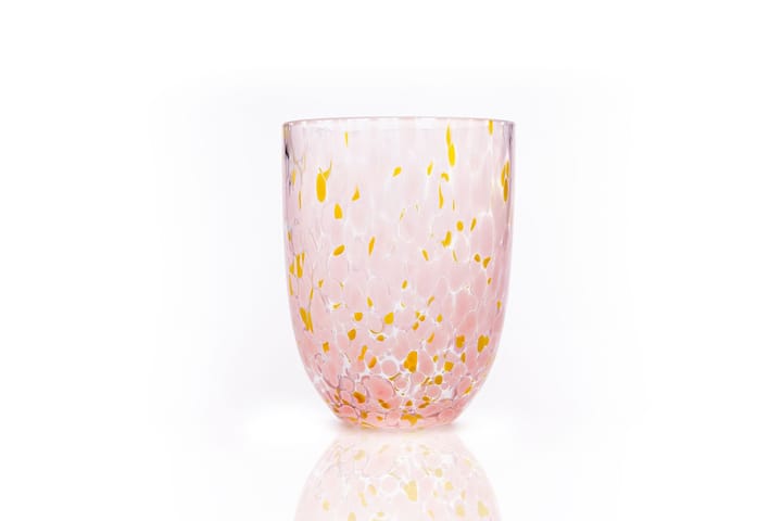 Confetti Trinkglas 25 cl, Rosa-gelb Anna Von Lipa