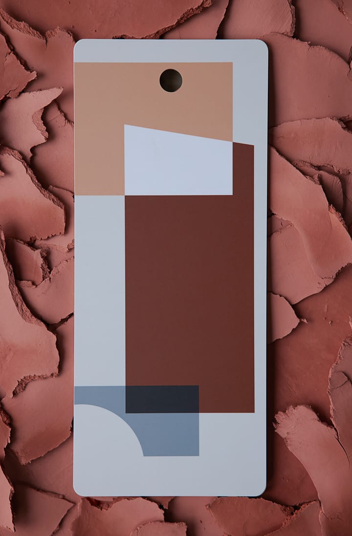 A tribute to colour Schneidebrett, Clay - 40x17 cm Applicata