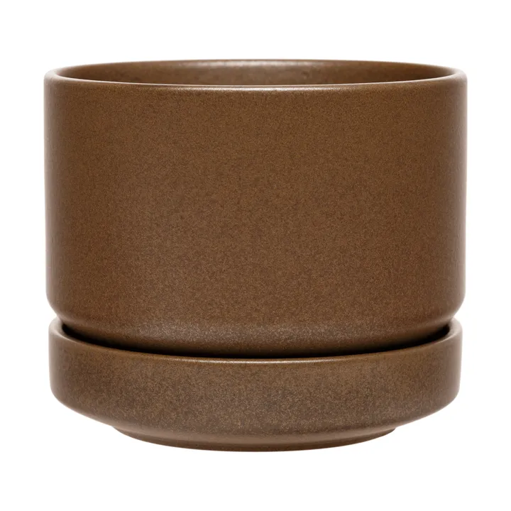 Arabia SN Übertopf - Matt braun, 11 cm - Arabia