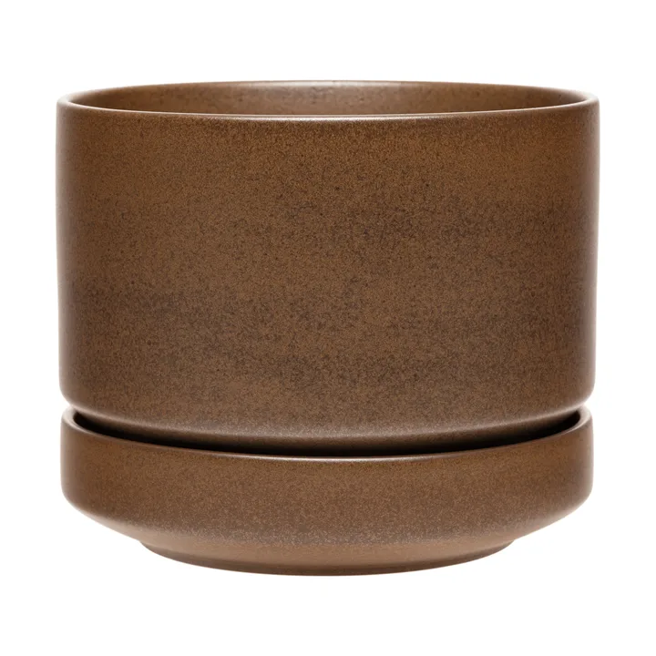 Arabia SN Übertopf - Matt Braun, 16 cm - Arabia