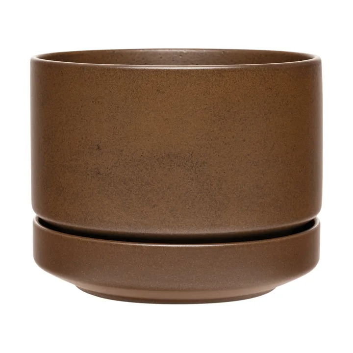Arabia SN Übertopf - Matt Braun, 19 cm - Arabia