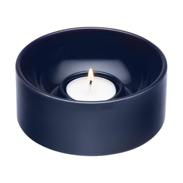 Kirnu Windlicht Ø11x5 cm - Blau - Arabia