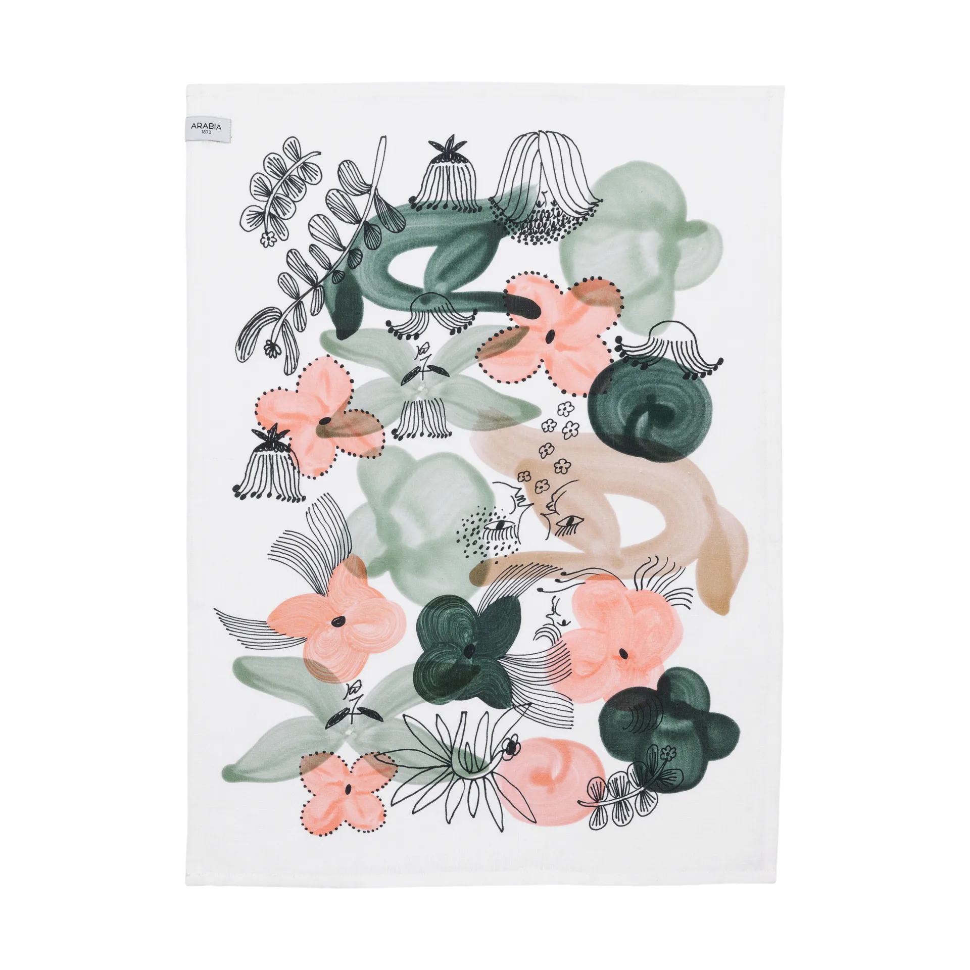 Kukkamaa Küchentuch 50x70 cm, Grün Arabia