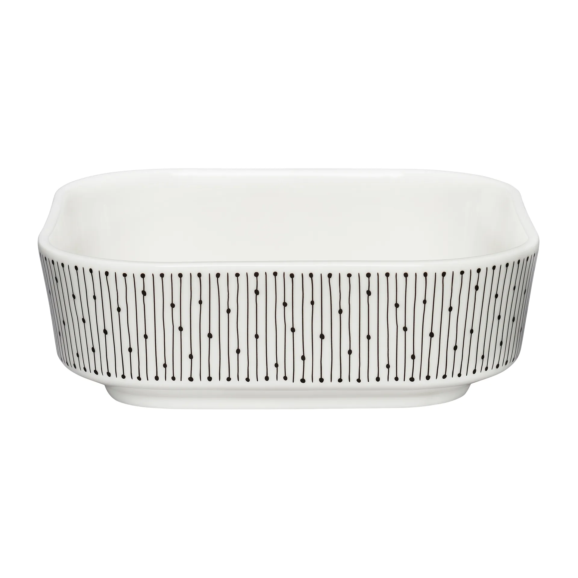 Mainio Sarastus Ofenform 0,7 l, Schwarz-weiß Arabia