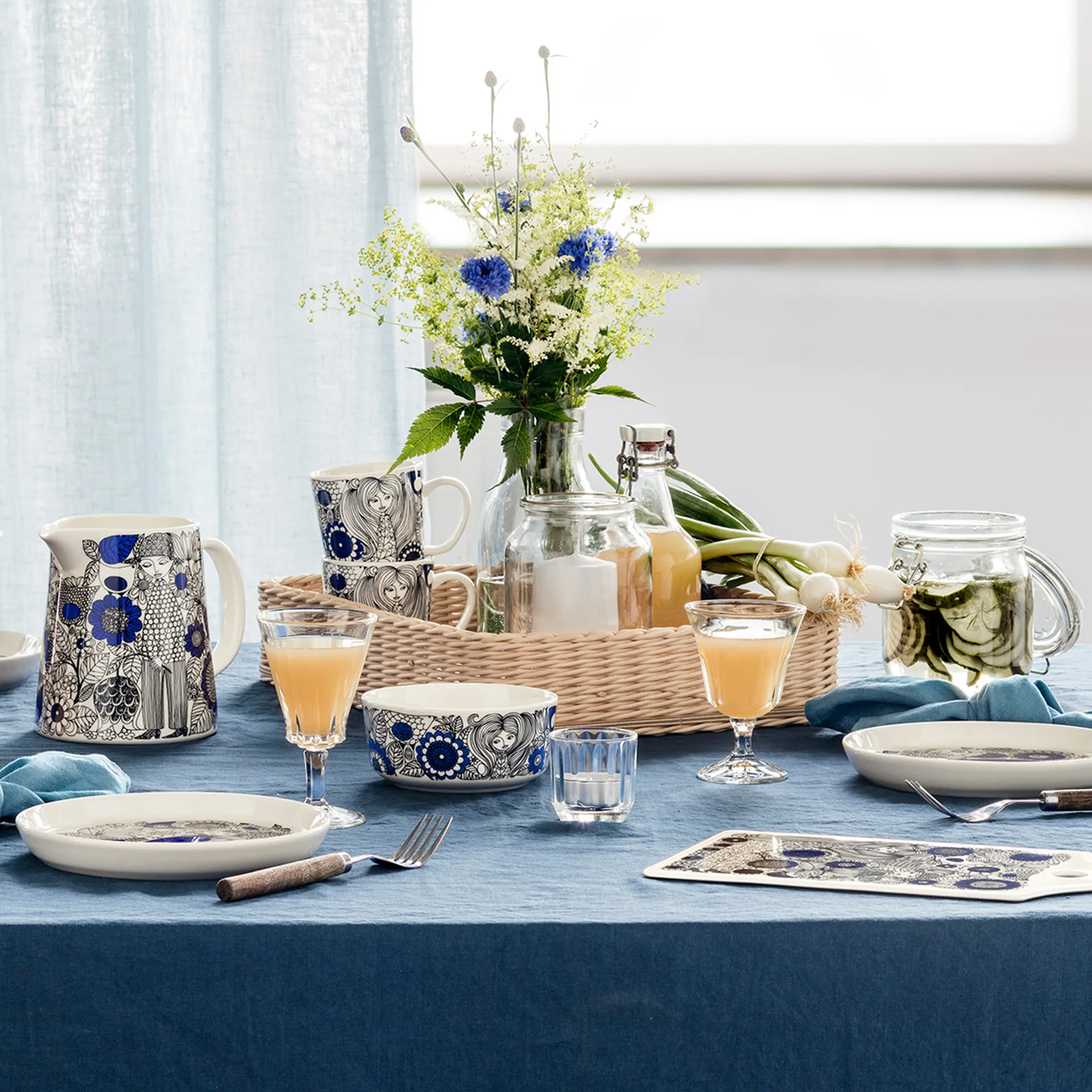 Pastoraali Tasse 30cl, Blau Arabia