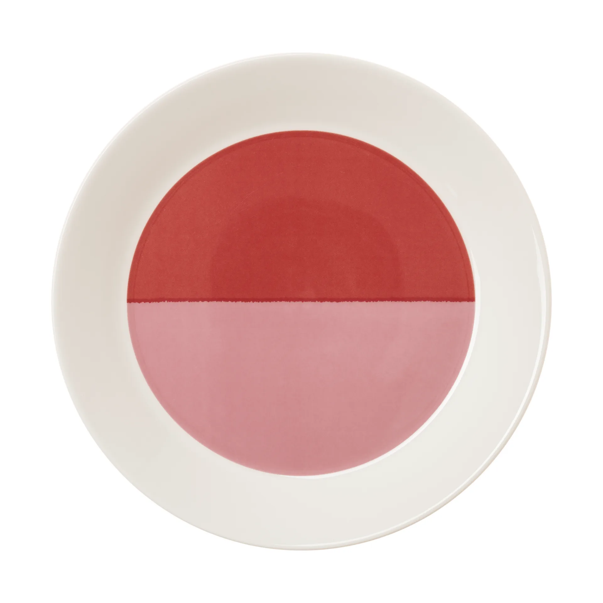 Vuokko Teller Ø22 cm, 2-Farbe rosa-rot Arabia