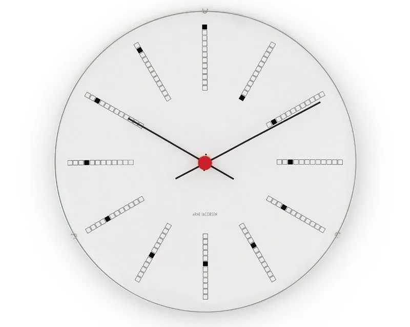 Arne Jacobsen Bankers Wanduhr, Ø 160mm Arne Jacobsen Clocks