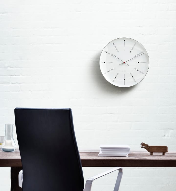 Arne Jacobsen Bankers Wanduhr, Ø 290mm Arne Jacobsen Clocks