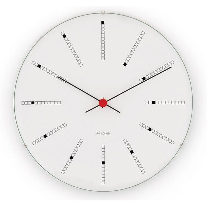 Arne Jacobsen Bankers Wanduhr, Ø 290mm Arne Jacobsen Clocks