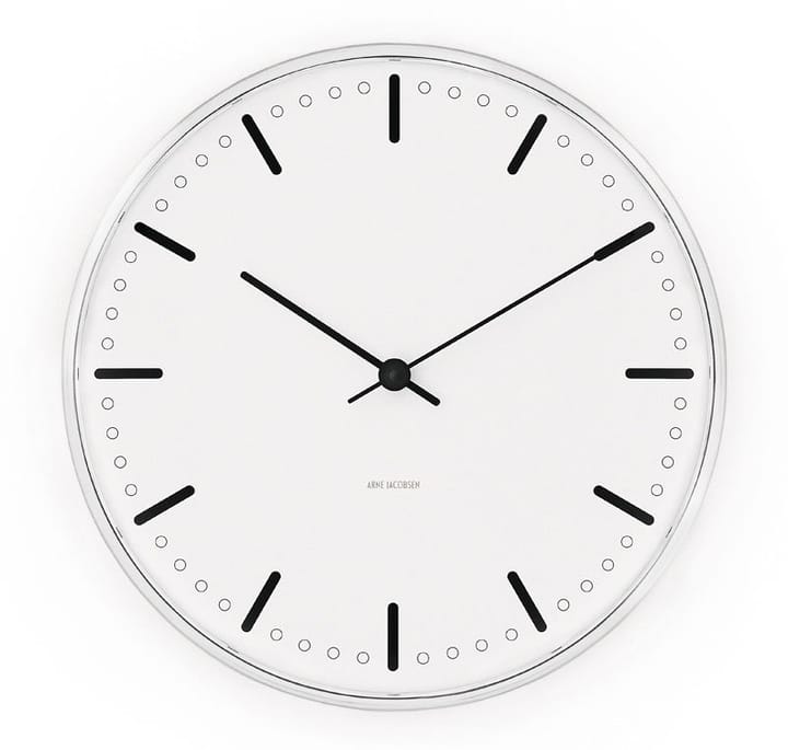 Arne Jacobsen City Hall Wanduhr, Ø 290mm Arne Jacobsen Clocks