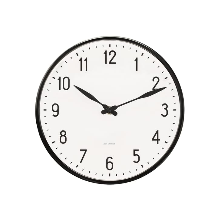 Arne Jacobsen Station Wanduhr, Ø 210mm Arne Jacobsen Clocks