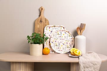 Herbarium Tablett Ø38cm - Off-white - Åry Home