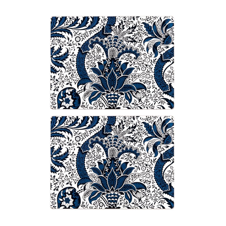 Indian Indigo Platzdecke 2er Pack - 30 x 40cm - Åry Home