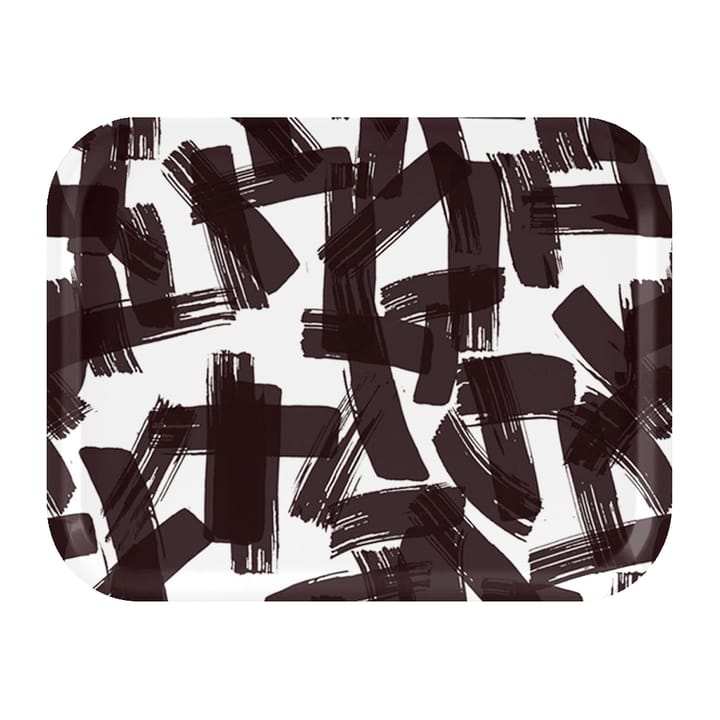 Kryss Tablett 28 x 36cm, Black-white Åry Home